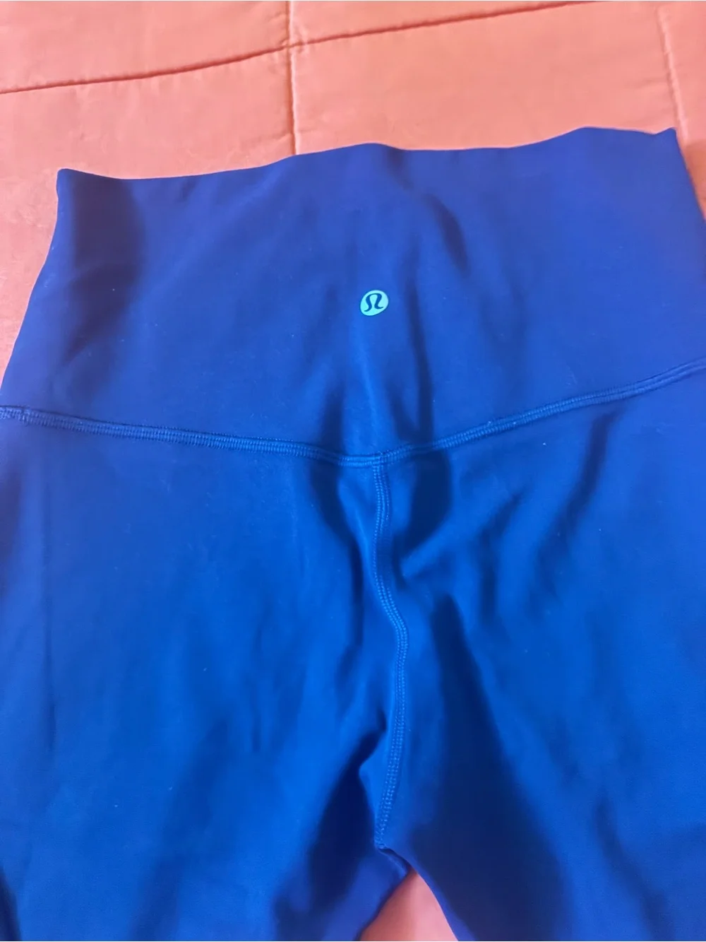 Lululemon Leggings Womens 6 Blue High Rise Athletic Activewear Gym